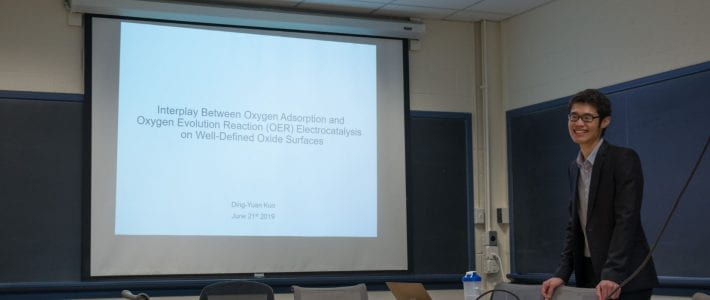 Congratulation to Ding-Yuan Kuo for becoming the FIRST PhD in Suntivich group!